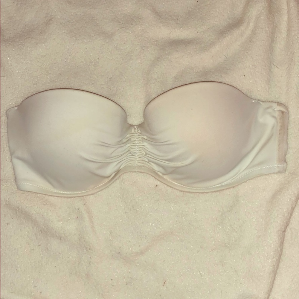32D White VS Swim Bikini Bandeau Top